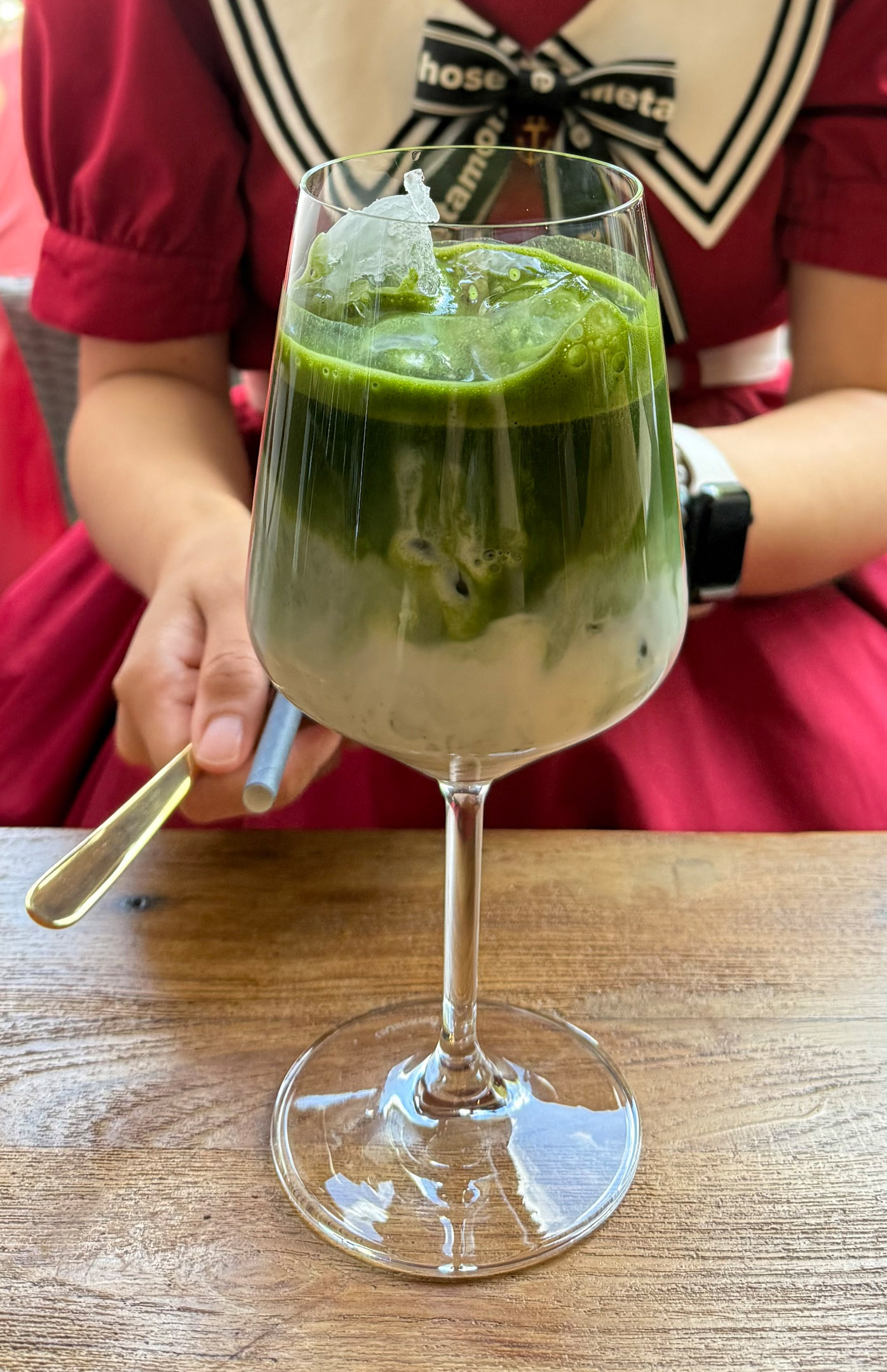 抹茶拿铁,抹茶味也挺浓郁 抹茶拿铁,抹茶味也挺浓郁